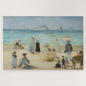 Edouard Manet - Op het strand, Boulogne-sur-Mer Legpuzzel (Horizontaal)