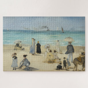 Edouard Manet - Op het strand, Boulogne-sur-Mer Legpuzzel