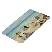 Edouard Manet - Op het strand, Boulogne-sur-Mer Magneet (Linkerzijde)