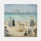 Edouard Manet - Op het strand, Boulogne-sur-Mer Magneet (Voorkant)