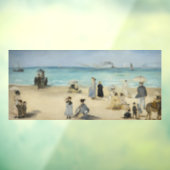 Edouard Manet - Op het strand, Boulogne-sur-Mer Raamsticker (Vel 3)