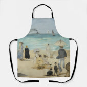 Edouard Manet - Op het strand, Boulogne-sur-Mer Schort (Voorkant)