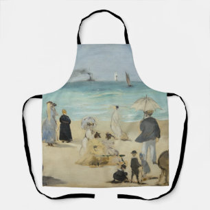 Edouard Manet - Op het strand, Boulogne-sur-Mer Schort