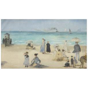 Edouard Manet - Op het strand, Boulogne-sur-Mer Tafelkleed