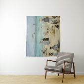 Edouard Manet - Op het strand, Boulogne-sur-Mer Wandkleed (In situ)