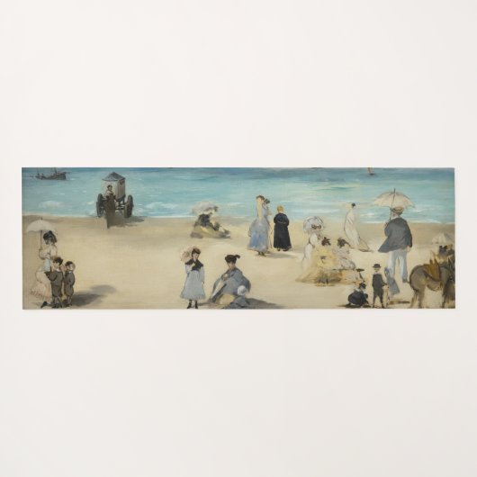 Edouard Manet - Op het strand, Boulogne-sur-Mer Yogamat (Achterkant (horizontaal))