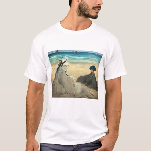 Edouard Manet - Op het strand T-shirt (Voorkant)