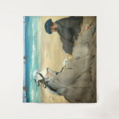 Edouard Manet - Op het strand Wandkleed (Voorkant)