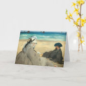 Edouard Manet - Op strand Kaart (Gele Bloem)