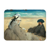 Edouard Manet - Op strand Magneet (Horizontaal)