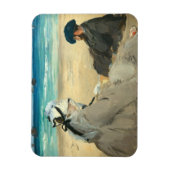 Edouard Manet - Op strand Magneet (Verticaal)