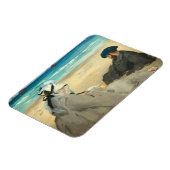 Edouard Manet - Op strand Magneet (Linkerzijde)