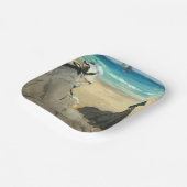 Edouard Manet - Op strand Papieren Bordje (Gebogen)