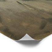 Edouard Manet - Op strand Poster (Hoek)