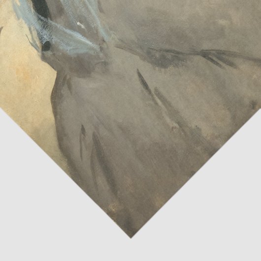 Edouard Manet - Op strand Tissuepapier (Detail)