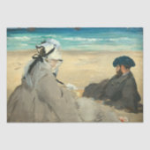 Edouard Manet - Op strand Tissuepapier (Voorkant)