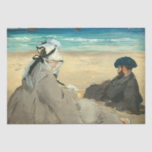 Edouard Manet - Op strand Tissuepapier