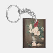 Édouard Manet Peonies in a Vase Acrylic Keychain (Voorkant Links)