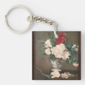 Édouard Manet Peonies in a Vase Acrylic Keychain (Voorkant)