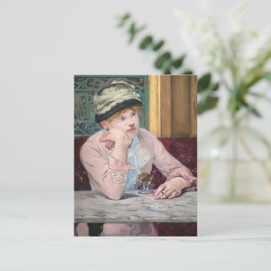 Edouard Manet - Plum Brandy Briefkaart (Staand voorkant)