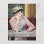 Edouard Manet - Plum Brandy Briefkaart (Voorkant)