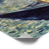 edouard Manet - Portrait de Claude Monet Poster (Hoek)