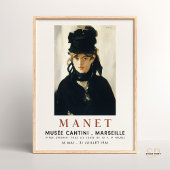 Édouard Manet Portret Berthe Morisot Art Print