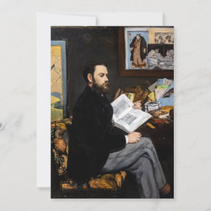 Edouard Manet - Portret van Emile Zola Kaart