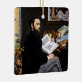 Edouard Manet - Portret van Emile Zola Keramisch Ornament (Rechts)