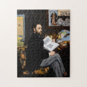 Edouard Manet - Portret van Emile Zola Legpuzzel (Verticaal)