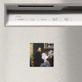 Edouard Manet - Portret van Emile Zola Magneet (Insitu (Vaatwasser))