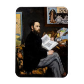 Edouard Manet - Portret van Emile Zola Magneet (Verticaal)