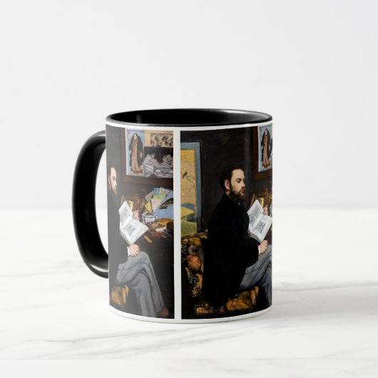 Edouard Manet - Portret van Emile Zola Mok (Voorkant links)