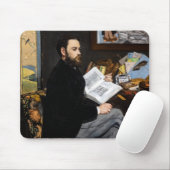 Edouard Manet - Portret van Emile Zola Muismat (Met muis)