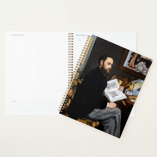Edouard Manet - Portret van Emile Zola Planner (Display)