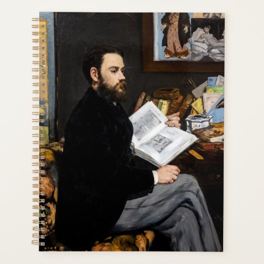 Edouard Manet - Portret van Emile Zola Planner (Voorkant)