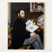 Edouard Manet - Portret van Emile Zola Planner (Achterkant)