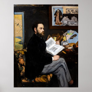Edouard Manet - Portret van Emile Zola Poster
