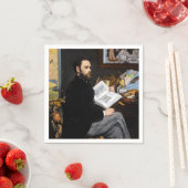 Edouard Manet - Portret van Emile Zola Servet (Insitu)