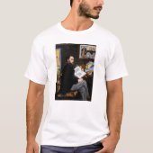 Edouard Manet - Portret van Emile Zola T-shirt (Voorkant)