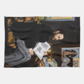 Edouard Manet - Portret van Emile Zola Theedoek (Horizontaal)