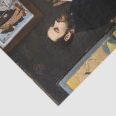 Edouard Manet - Portret van Emile Zola Tissuepapier (Detail)