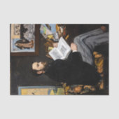Edouard Manet - Portret van Emile Zola Tissuepapier (Voorkant)