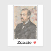 Édouard Manet: Portret van Julien de la Rochenoire Sticker (Vel)