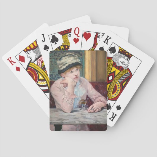 Edouard Manet - Pruimenbrandewijn Pokerkaarten (Achterkant)