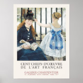 Edouard Manet Railway Gare Saint-Lazare Fine Art Poster (Voorkant)