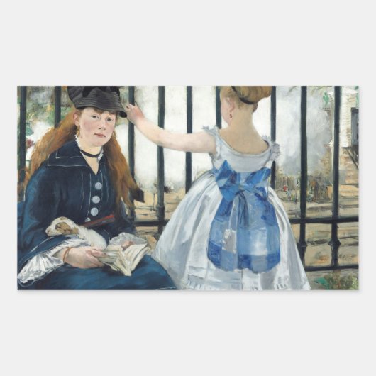 Edouard Manet Rechthoekige Sticker (Voorkant)
