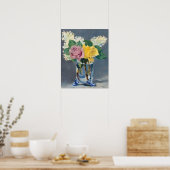 Edouard Manet - Sering en Rozen Poster (Keuken)