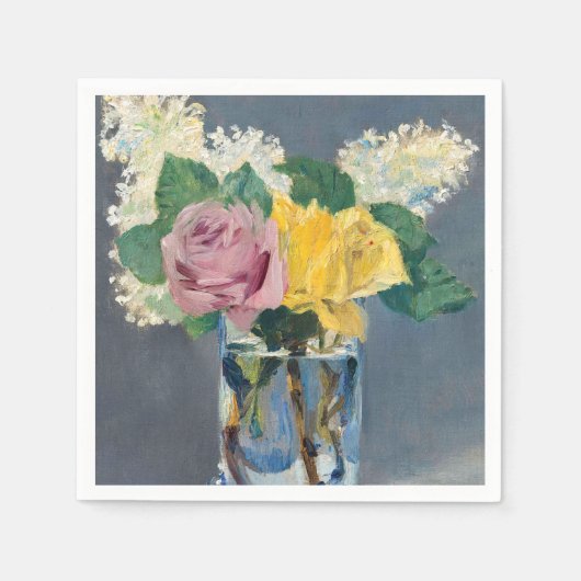 Edouard Manet - Seringen en Rozen Servet (Voorkant)