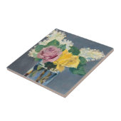 Edouard Manet - Seringen en Rozen Tegeltje (Zijkant)